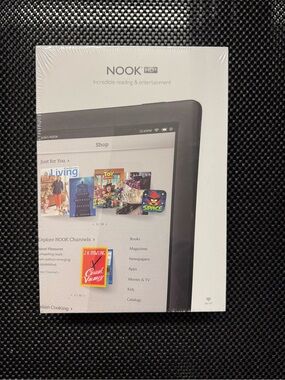 NOS Barnes & Noble Nook HD+ 32GB 9" Tablet Slate BNTV600 New Factory Sealed